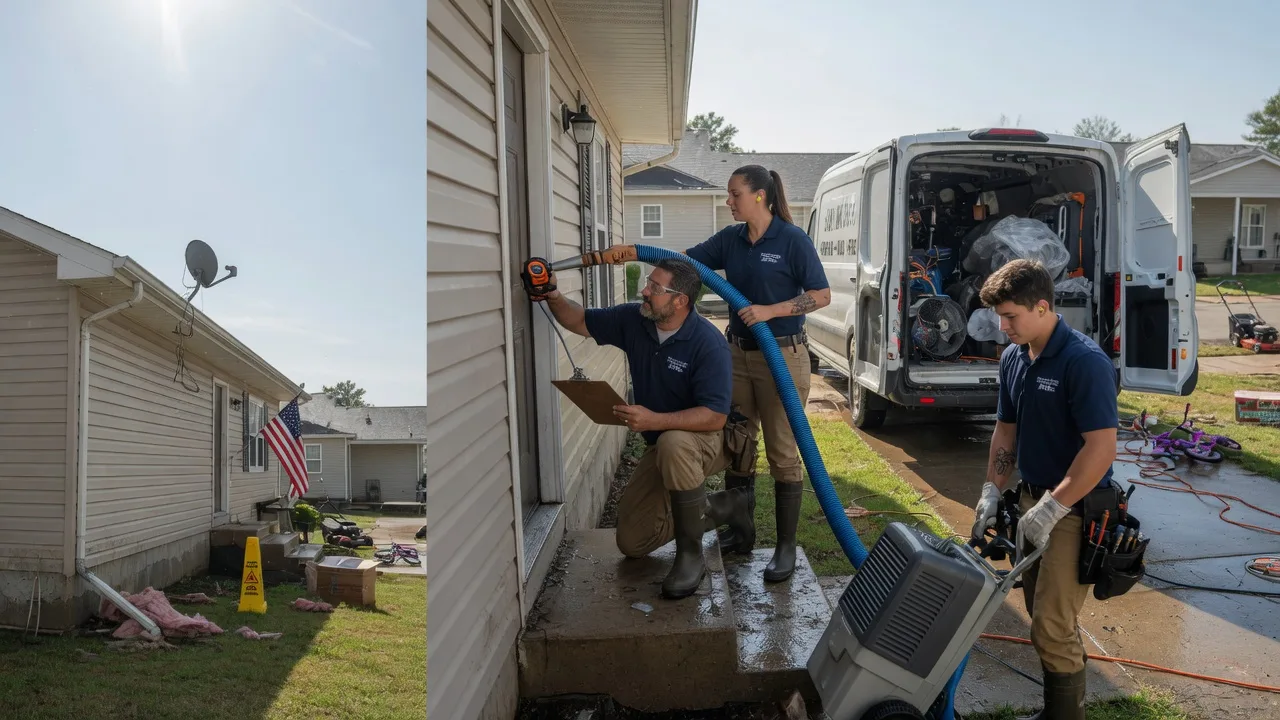 Ceiling Water Damage Restoration in Marshalltown, IA near me